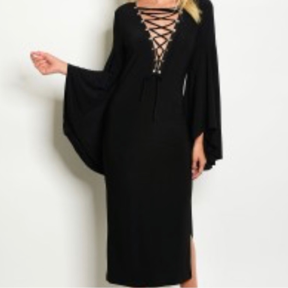 Mystic Long black Dress